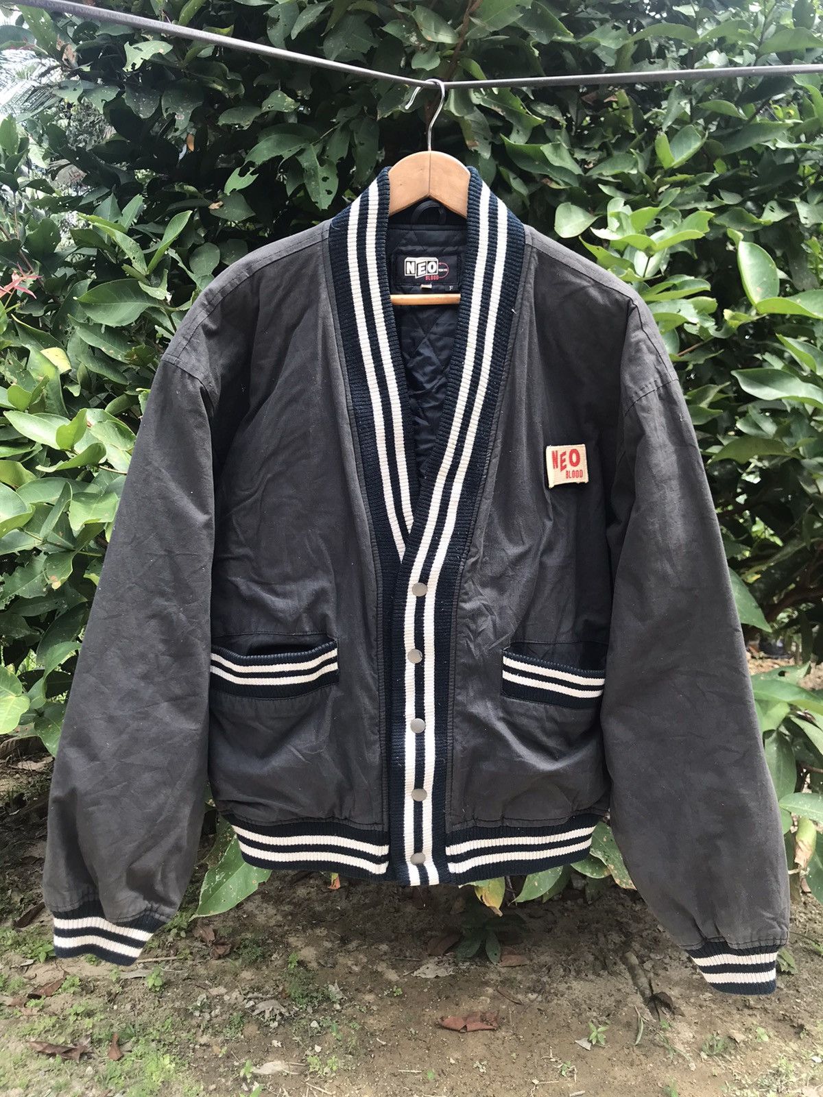 Japanese Brand ☀️Neo Blood cardigan bomber style jacket Size US L / EU 52-54 / 3 - 10 Thumbnail