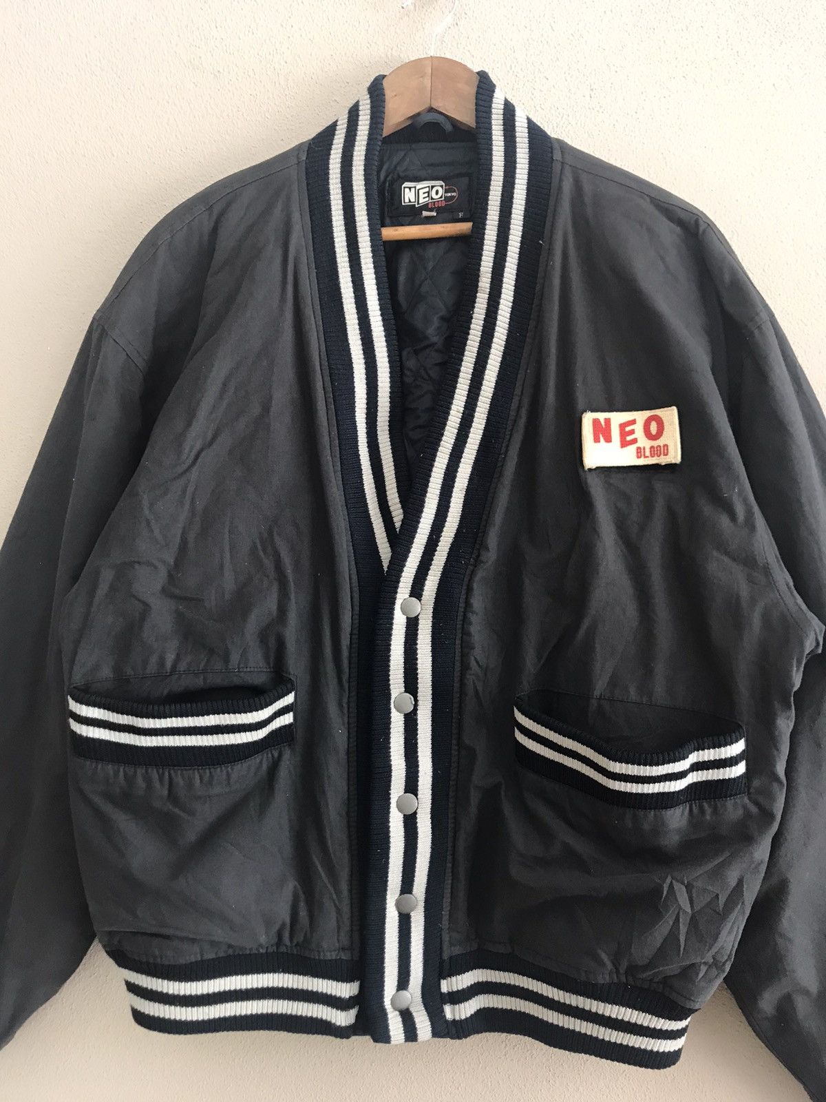 Japanese Brand ☀️Neo Blood cardigan bomber style jacket Size US L / EU 52-54 / 3 - 5 Thumbnail