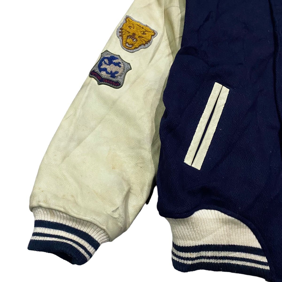 Hai Sporting Gear Vintage Hai Sporting Gear Varsity Leather Jacket Size US M / EU 48-50 / 2 - 4 Thumbnail