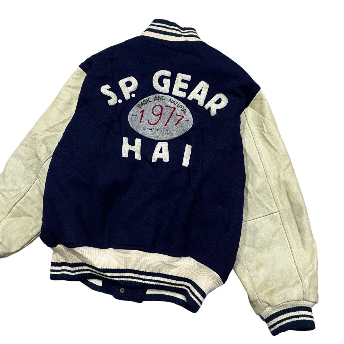 Hai Sporting Gear Vintage Hai Sporting Gear Varsity Leather Jacket Size US M / EU 48-50 / 2 - 7 Thumbnail