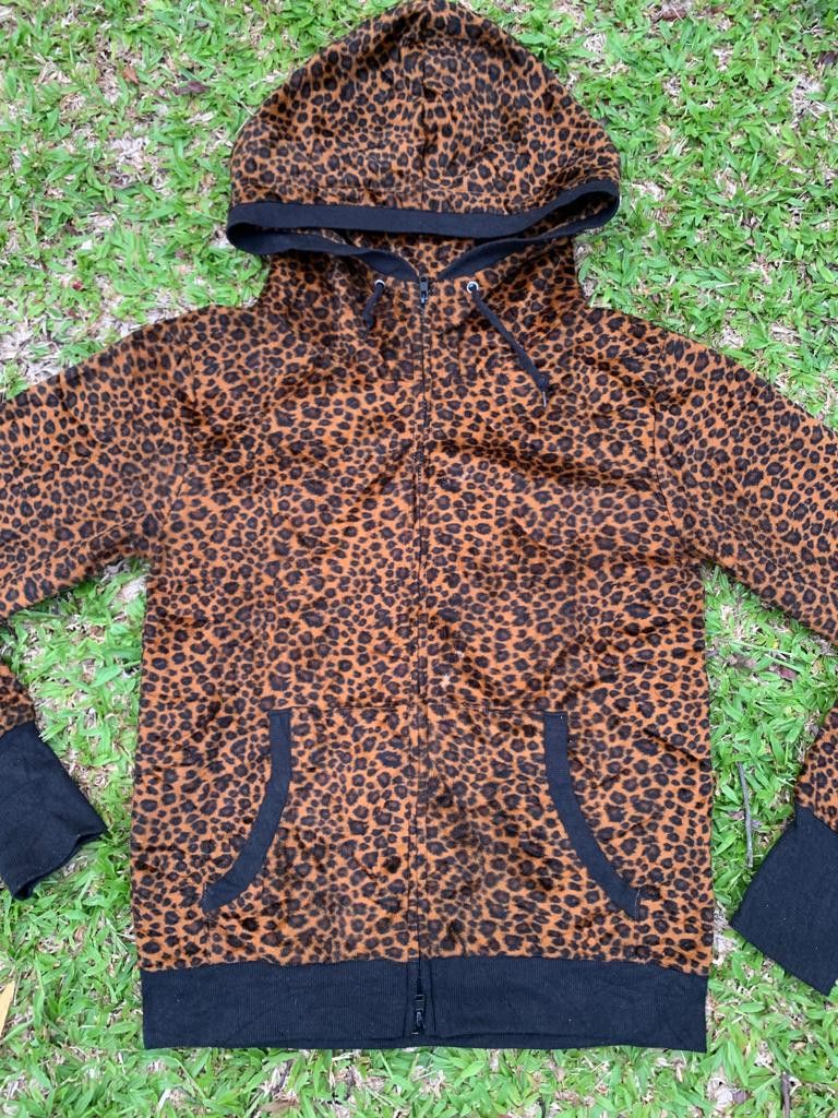 Japanese Brand × Vintage Hoodie Leopard Design Japanese style Size M / US 6-8 / IT 42-44 - 5 Thumbnail