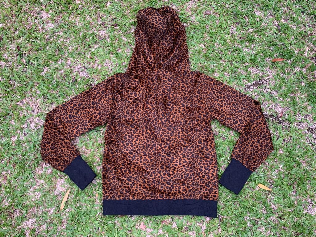 Japanese Brand × Vintage Hoodie Leopard Design Japanese style Size M / US 6-8 / IT 42-44 - 4 Thumbnail