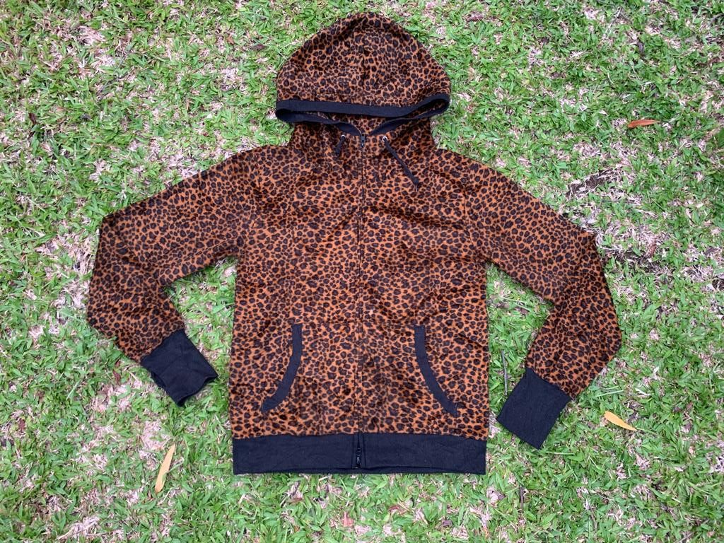 Japanese Brand × Vintage Hoodie Leopard Design Japanese style Size M / US 6-8 / IT 42-44 - 3 Thumbnail