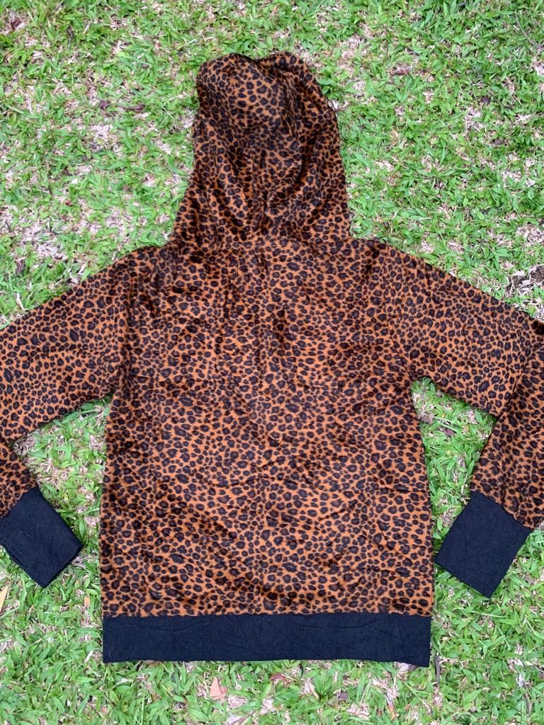 Japanese Brand × Vintage Hoodie Leopard Design Japanese style Size M / US 6-8 / IT 42-44 - 6 Thumbnail