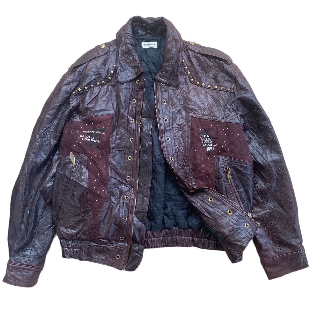 Kansai Yamamoto AW 88 Kansai Yamamoto Phoenix Sheriff Leather Jacket Size US M / EU 48-50 / 2 - 3 Thumbnail