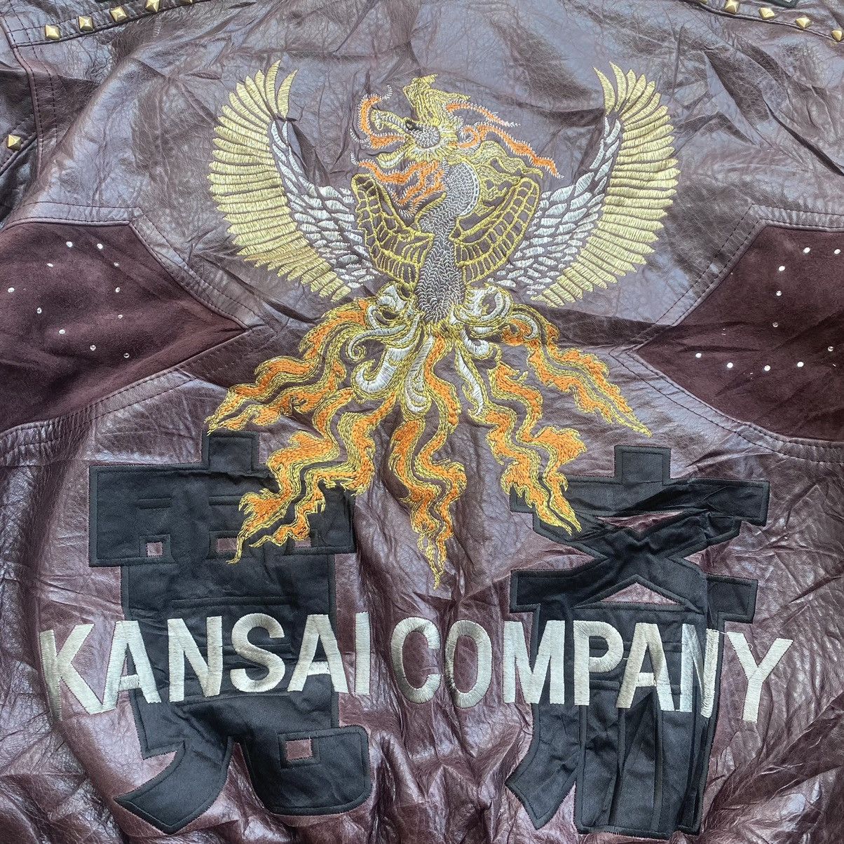Kansai Yamamoto AW 88 Kansai Yamamoto Phoenix Sheriff Leather Jacket Size US M / EU 48-50 / 2 - 8 Thumbnail