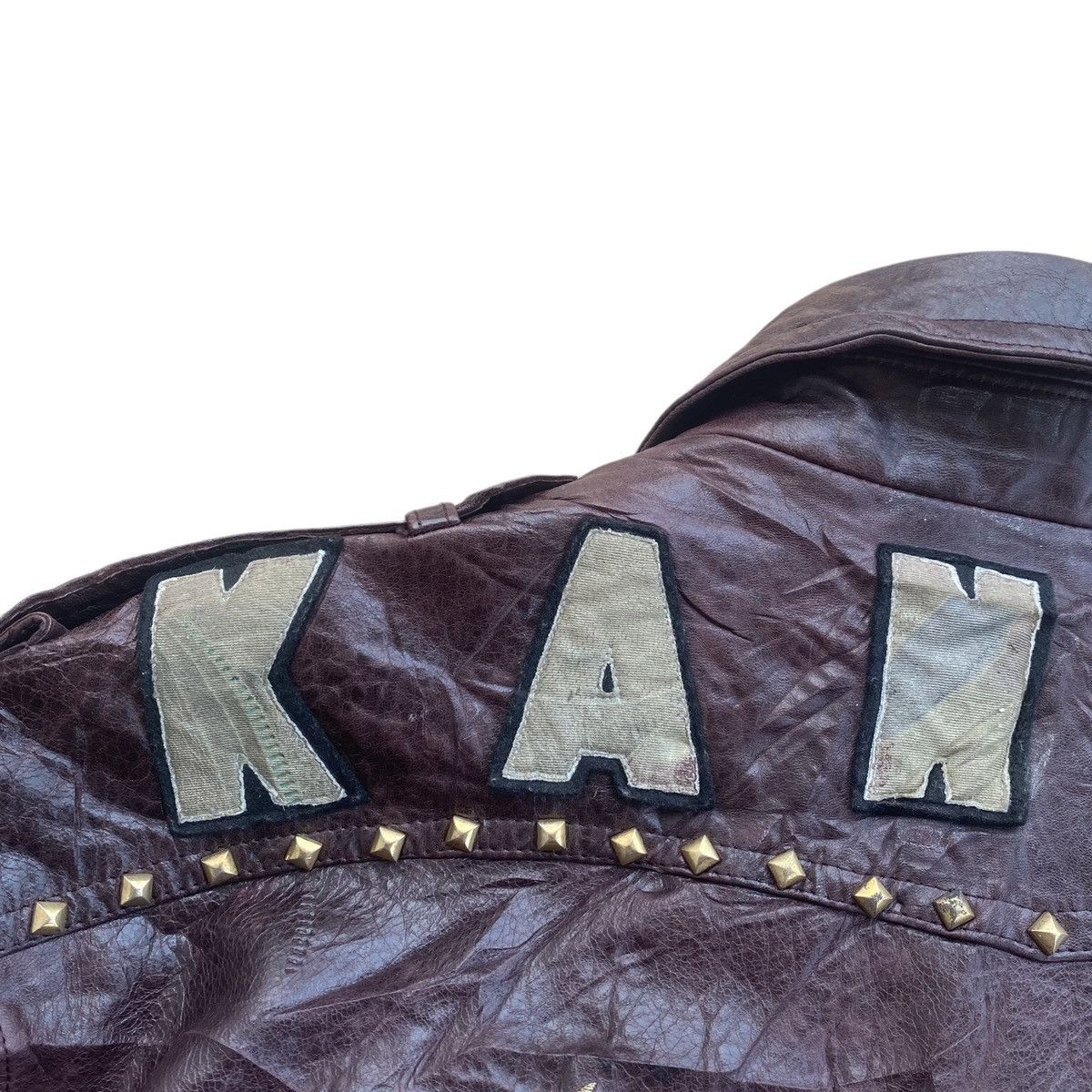 Kansai Yamamoto AW 88 Kansai Yamamoto Phoenix Sheriff Leather Jacket Size US M / EU 48-50 / 2 - 10 Thumbnail