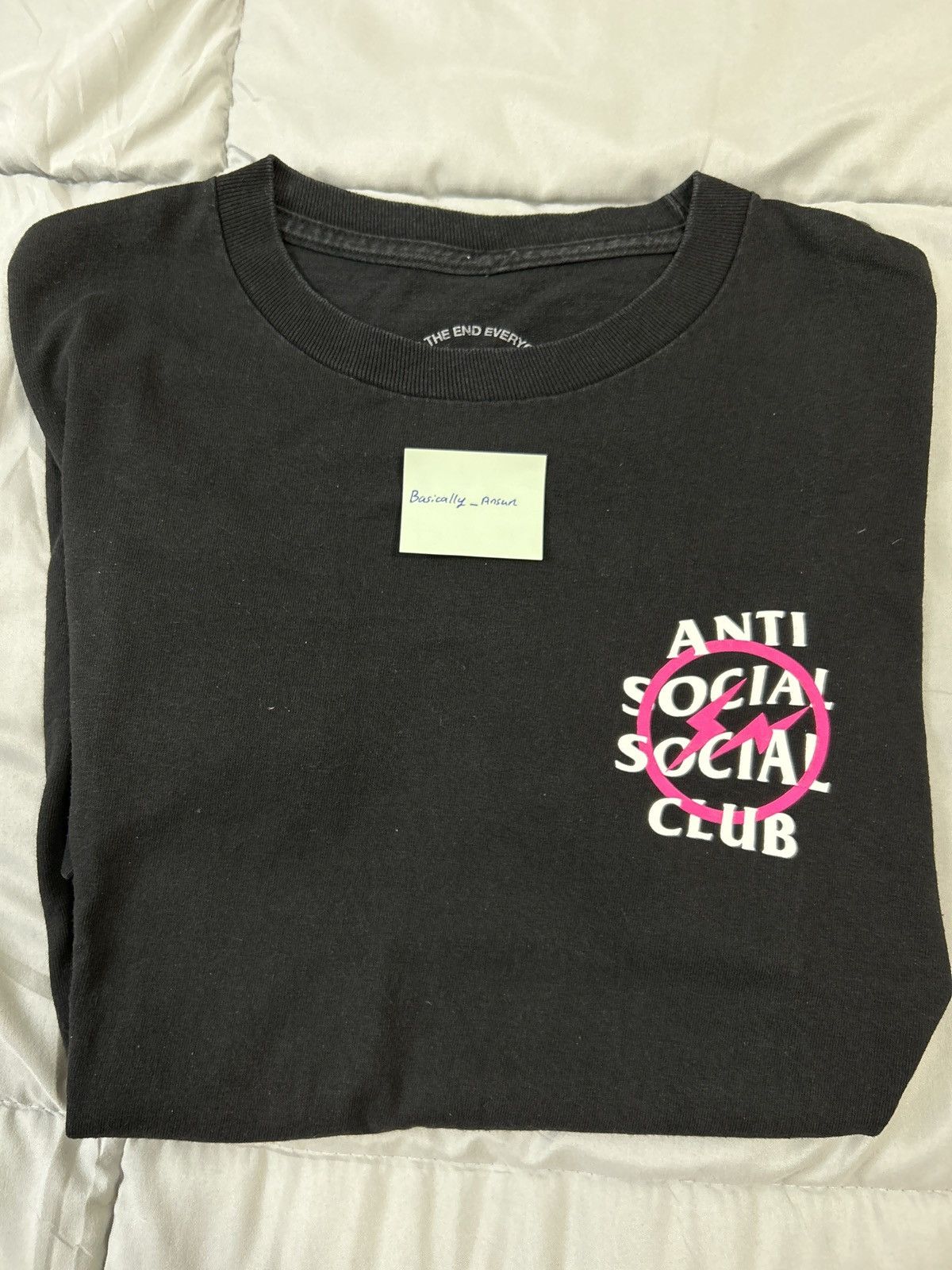 Anti Social Social Club × Fragment Design Anti Social Social Club x Fragment tshirt Size US S / EU 44-46 / 1 - 1 Thumbnail