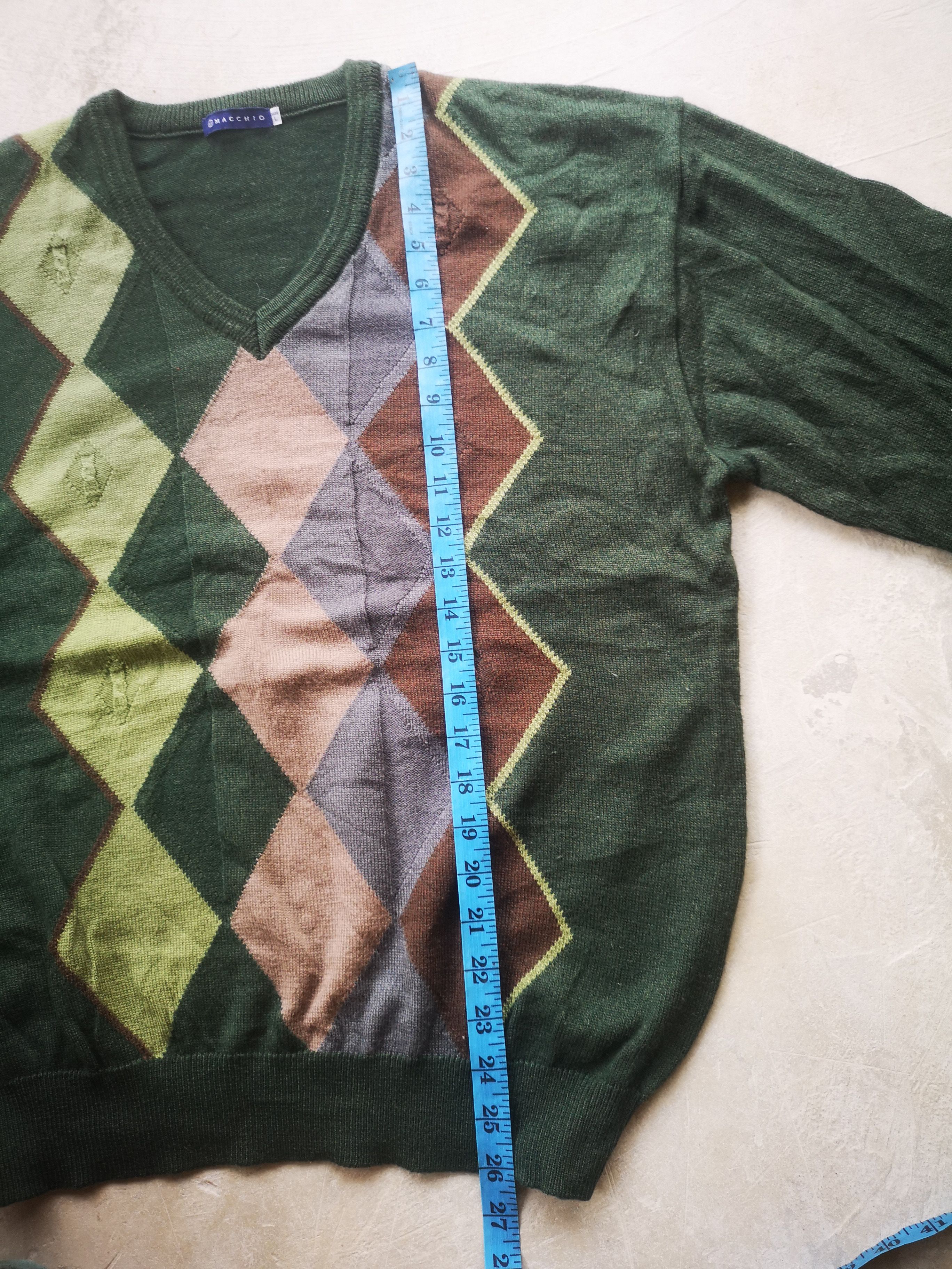Designer × Japanese Brand × Vintage Macchio Knitwear Sweatshirt (wool) Size US L / EU 52-54 / 3 - 9 Thumbnail