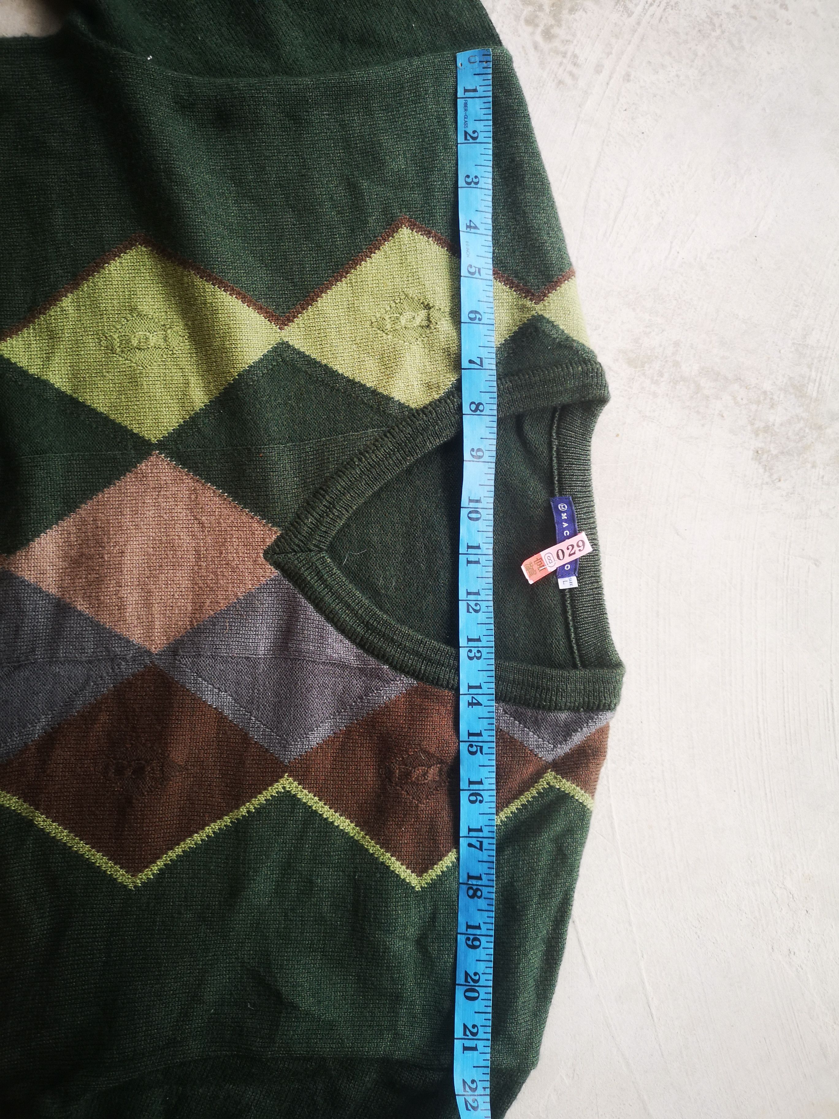 Designer × Japanese Brand × Vintage Macchio Knitwear Sweatshirt (wool) Size US L / EU 52-54 / 3 - 11 Thumbnail
