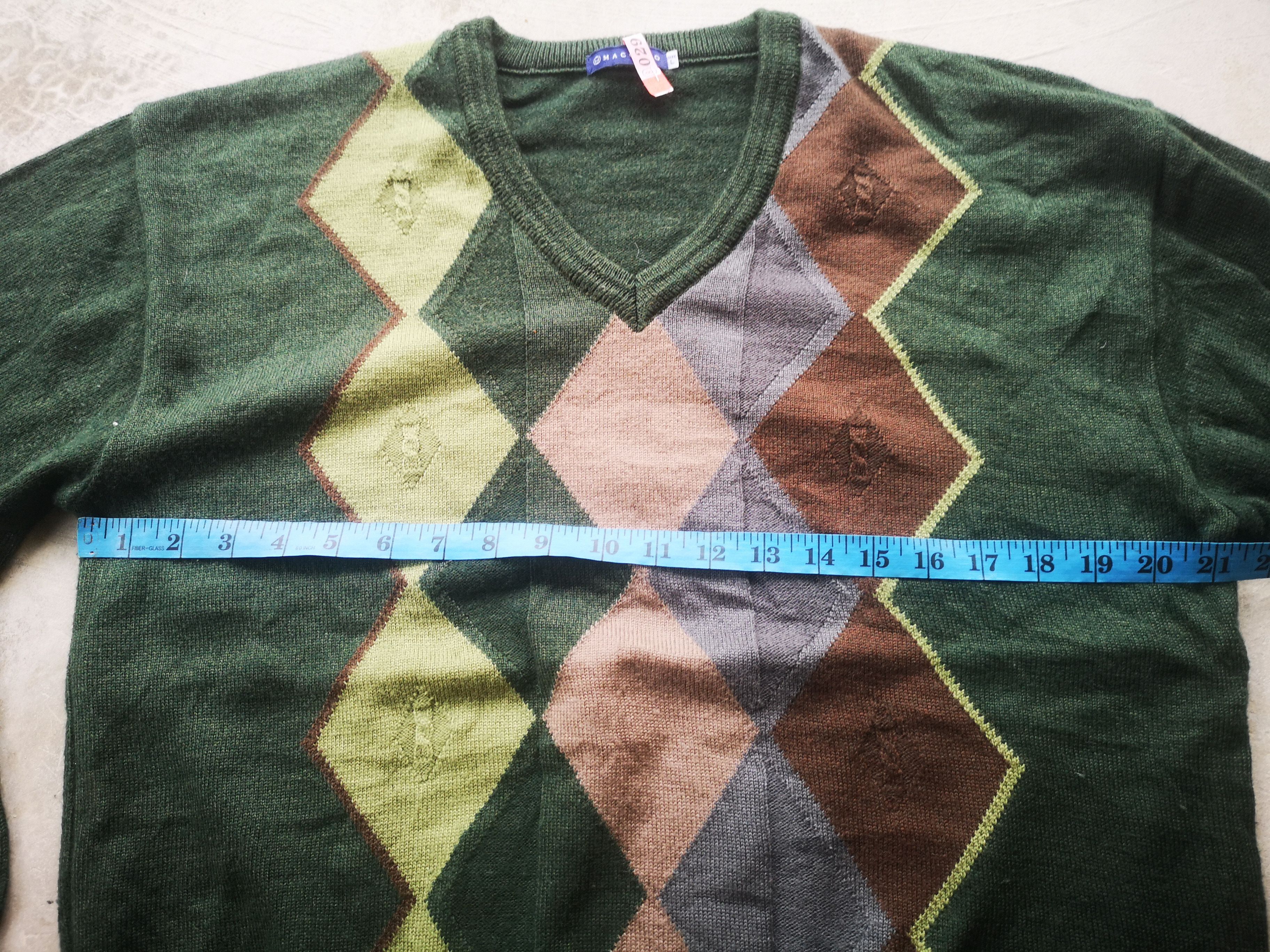 Designer × Japanese Brand × Vintage Macchio Knitwear Sweatshirt (wool) Size US L / EU 52-54 / 3 - 8 Thumbnail