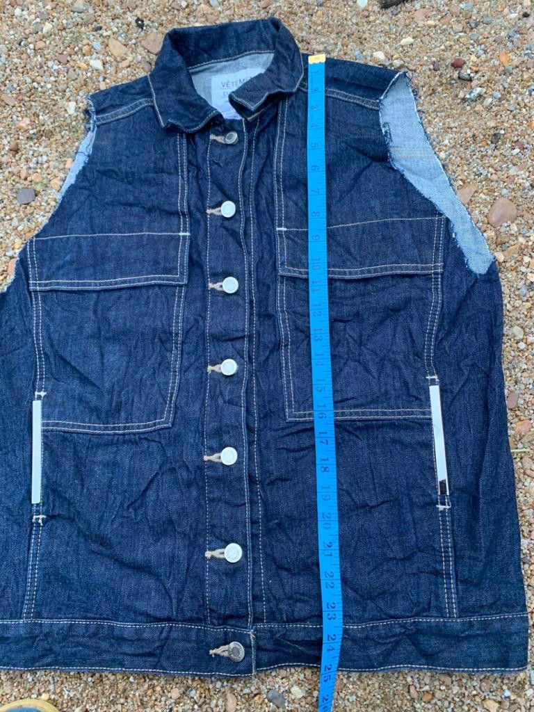 Japanese Brand × Vintage Vêtements De travail Denim Vest Size US M / EU 48-50 / 2 - 10 Thumbnail