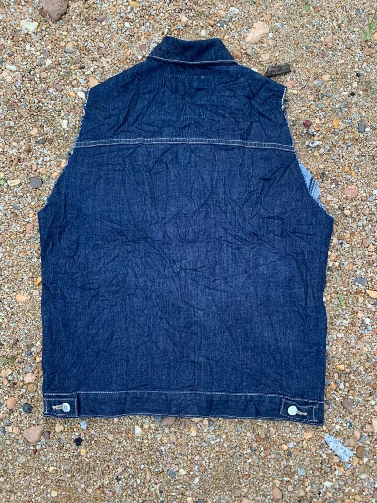 Japanese Brand × Vintage Vêtements De travail Denim Vest Size US M / EU 48-50 / 2 - 4 Thumbnail
