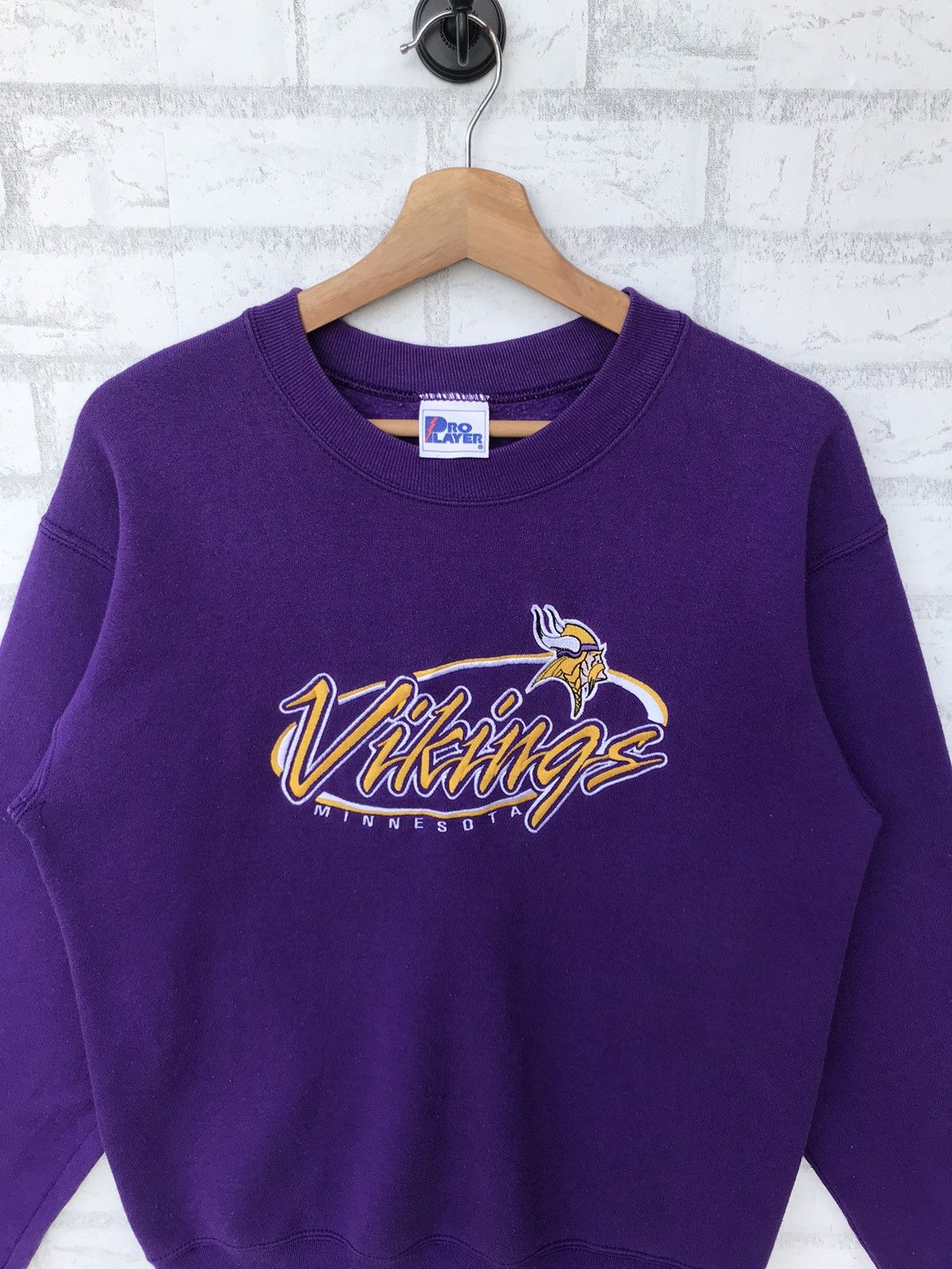 NFL Vintage Pro Player Minnesota Vikings Sweatshirt Size US M / EU 48-50 / 2 - 7 Thumbnail