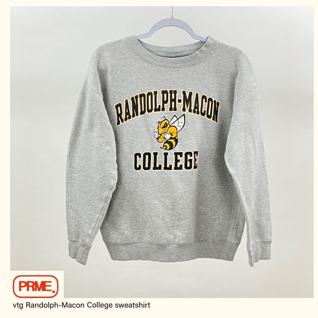 Vintage vintage 90s RANDOLPH-MACON COLLEGE Logo spellout sweatshirt Size US M / EU 48-50 / 2 - 2 Thumbnail