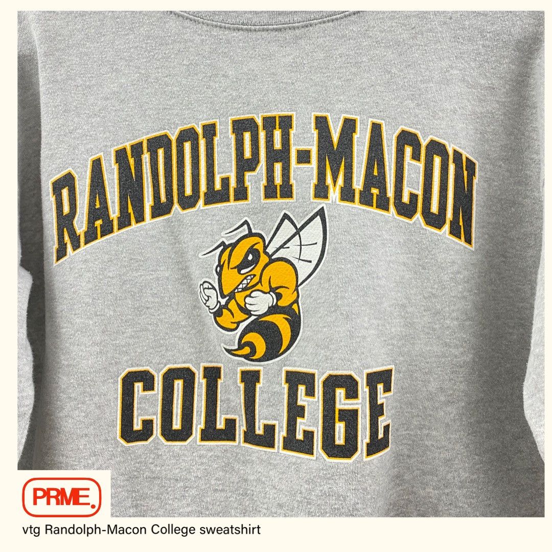 Vintage vintage 90s RANDOLPH-MACON COLLEGE Logo spellout sweatshirt Size US M / EU 48-50 / 2 - 3 Thumbnail