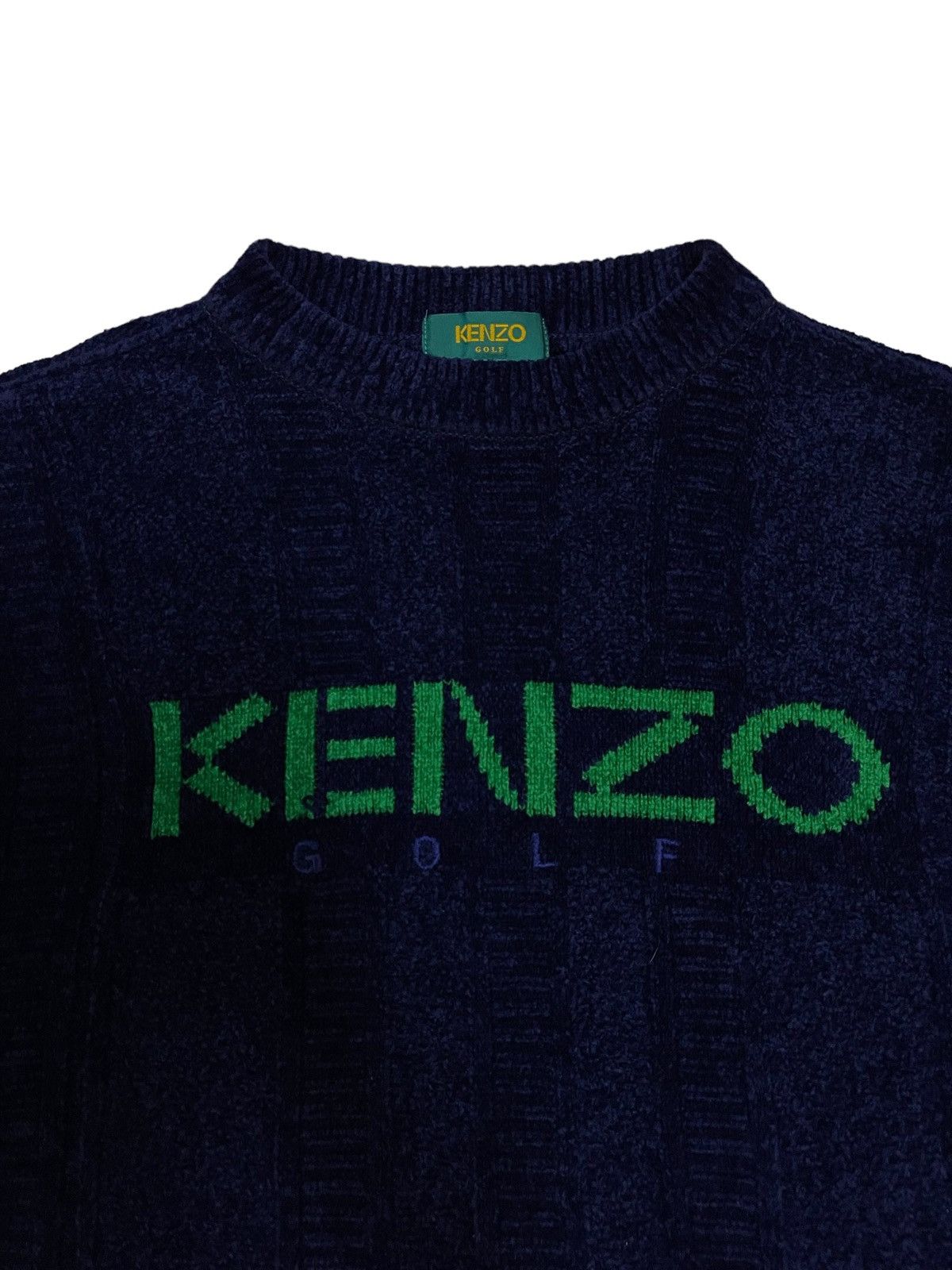 Kenzo Vintage Kenzo Golf Spellout Knitted Sweater Japan Size US M / EU 48-50 / 2 - 4 Thumbnail