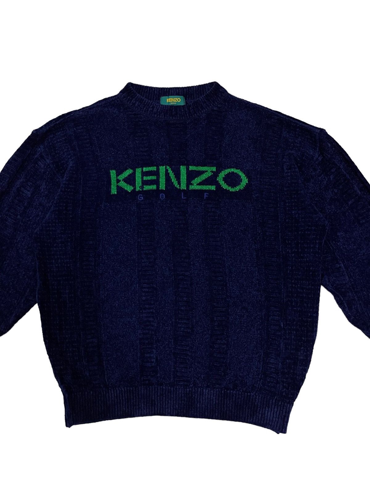 Kenzo Vintage Kenzo Golf Spellout Knitted Sweater Japan Size US M / EU 48-50 / 2 - 2 Thumbnail