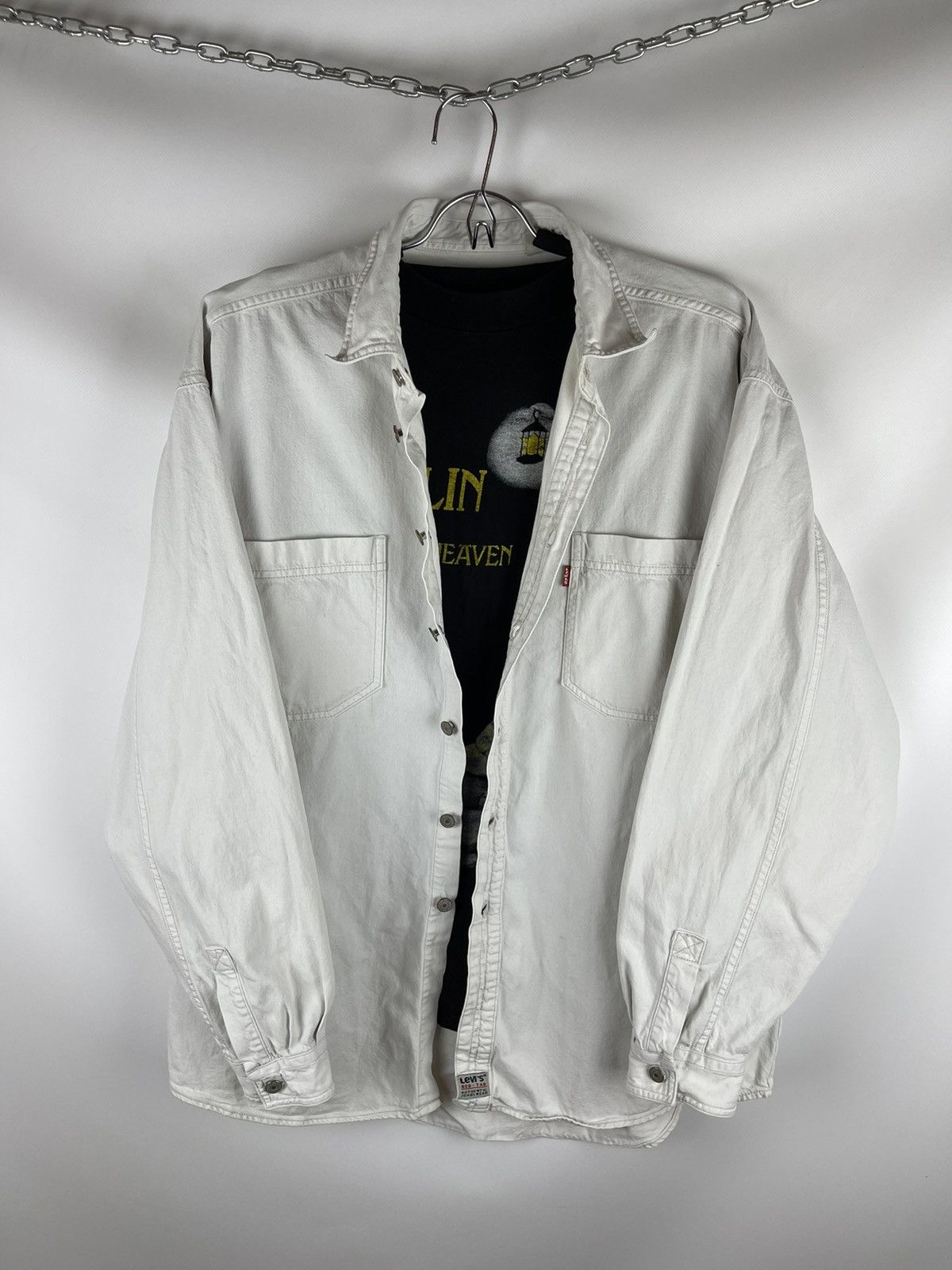 Levi's Levi’s red tab vintage 90s white oversized shirt overshirt Size US L / EU 52-54 / 3 - 4 Thumbnail