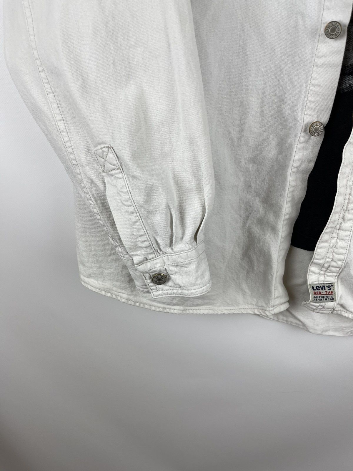 Levi's Levi’s red tab vintage 90s white oversized shirt overshirt Size US L / EU 52-54 / 3 - 6 Thumbnail