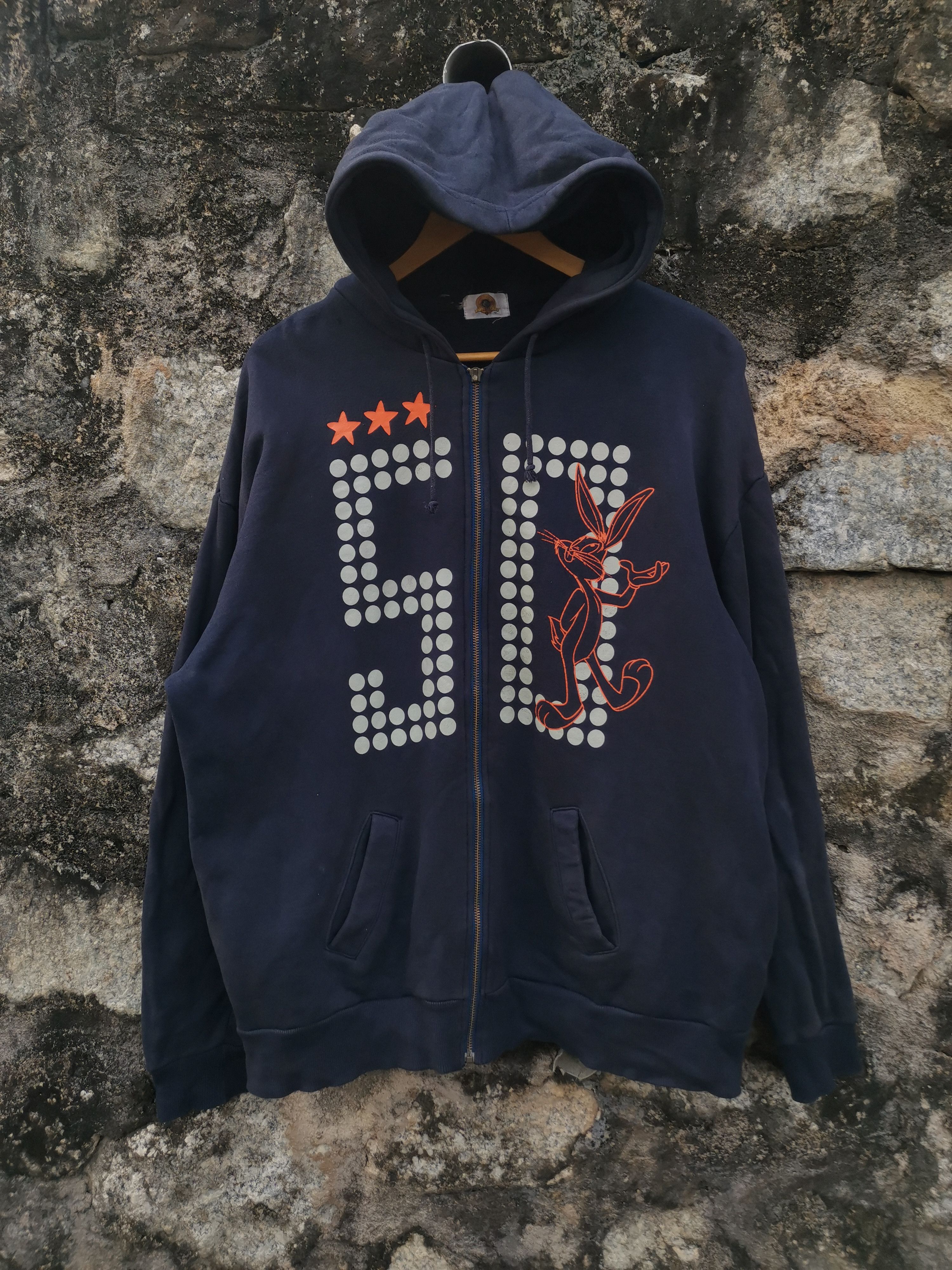 Warner Bros Vintage Warner Bros Bugs Bunny 50 Hoodie Size US L / EU 52-54 / 3 - 1 Thumbnail