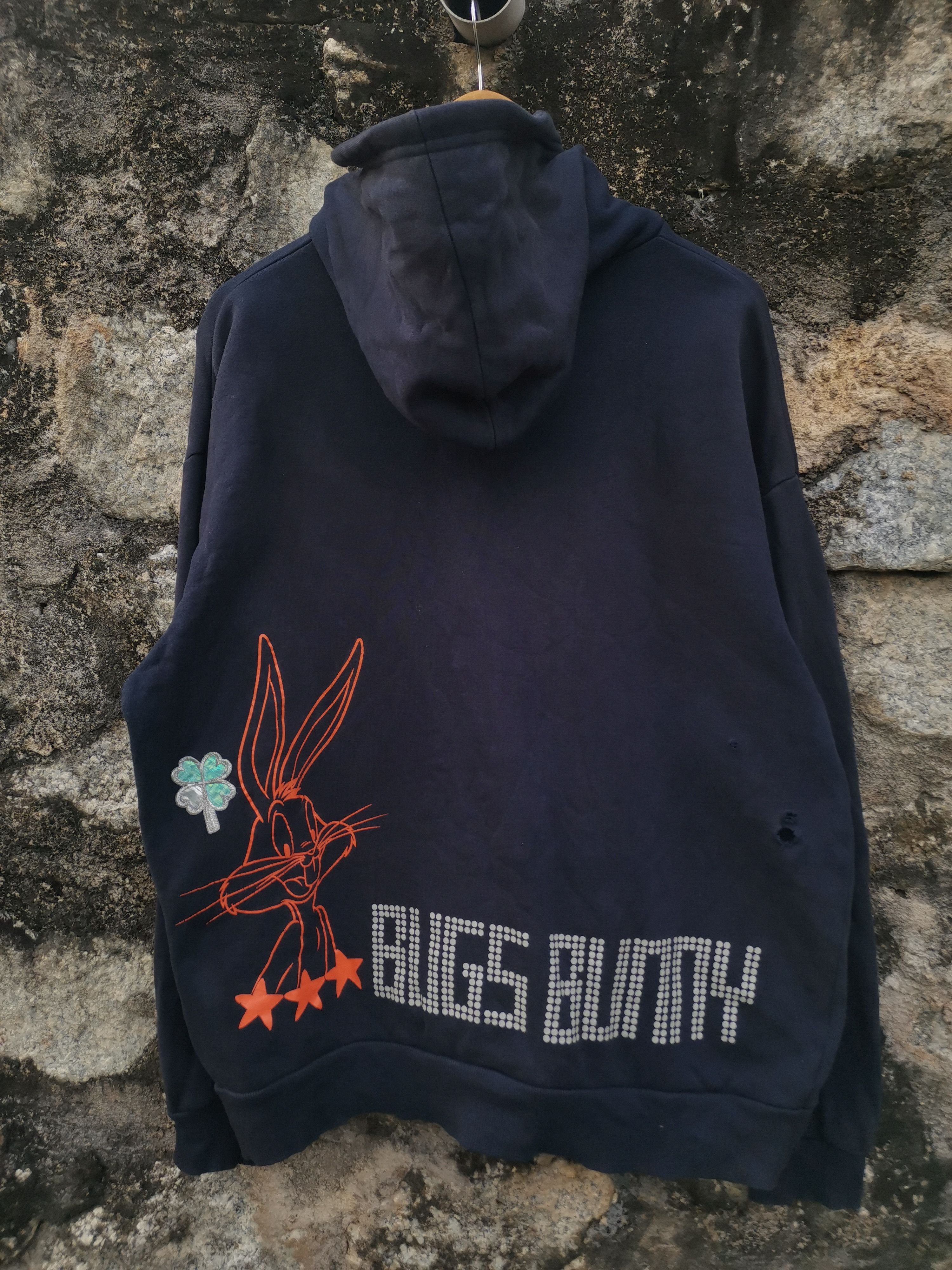 Warner Bros Vintage Warner Bros Bugs Bunny 50 Hoodie Size US L / EU 52-54 / 3 - 2 Thumbnail