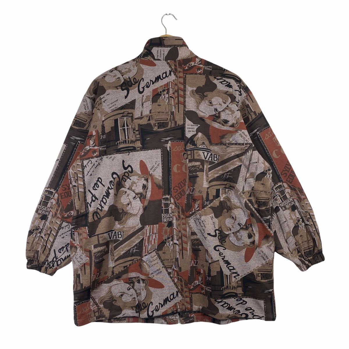 Vintage VINTAGE GERMAX CLASSIC RETRO DESIGN OVER PRINT JACKET Size US L / EU 52-54 / 3 - 2 Thumbnail