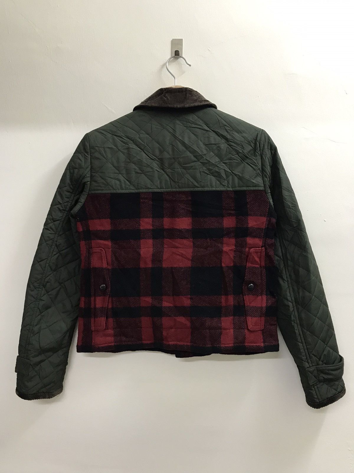 Polo Ralph Lauren Vintage Polo Ralph Lauren Cropped Jacket Corduroy Neck Size XS / US 0-2 / IT 36-38 - 3 Thumbnail