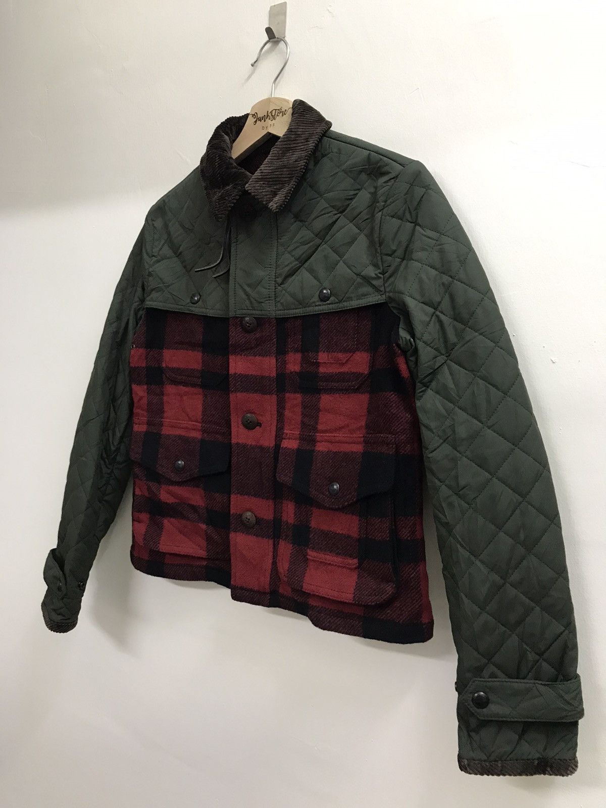 Polo Ralph Lauren Vintage Polo Ralph Lauren Cropped Jacket Corduroy Neck Size XS / US 0-2 / IT 36-38 - 2 Thumbnail