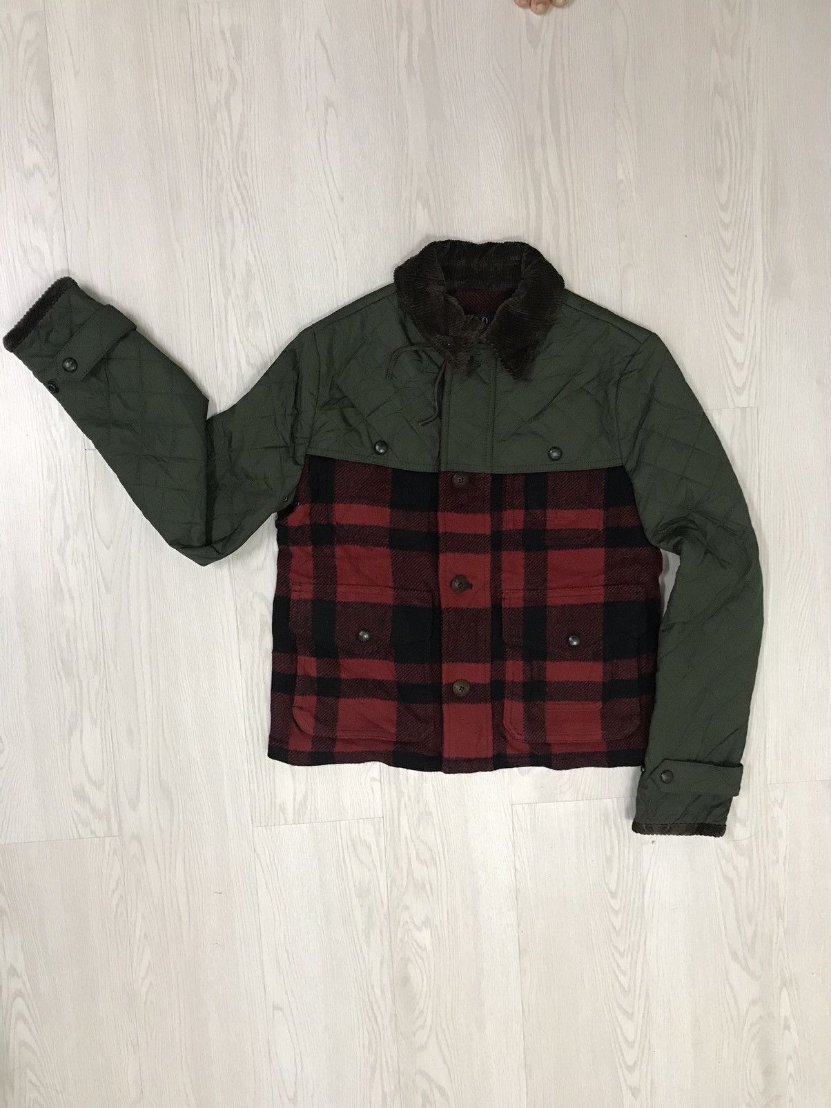 Polo Ralph Lauren Vintage Polo Ralph Lauren Cropped Jacket Corduroy Neck Size XS / US 0-2 / IT 36-38 - 4 Thumbnail