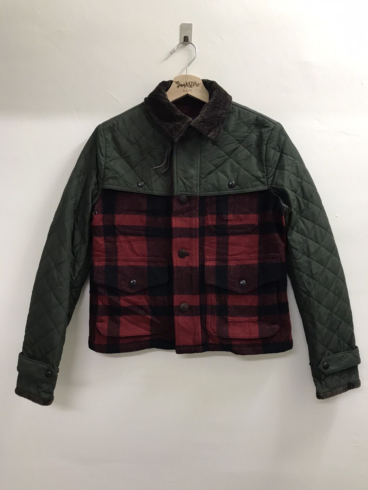 Polo Ralph Lauren Vintage Polo Ralph Lauren Cropped Jacket Corduroy Neck Size XS / US 0-2 / IT 36-38 - 1 Thumbnail