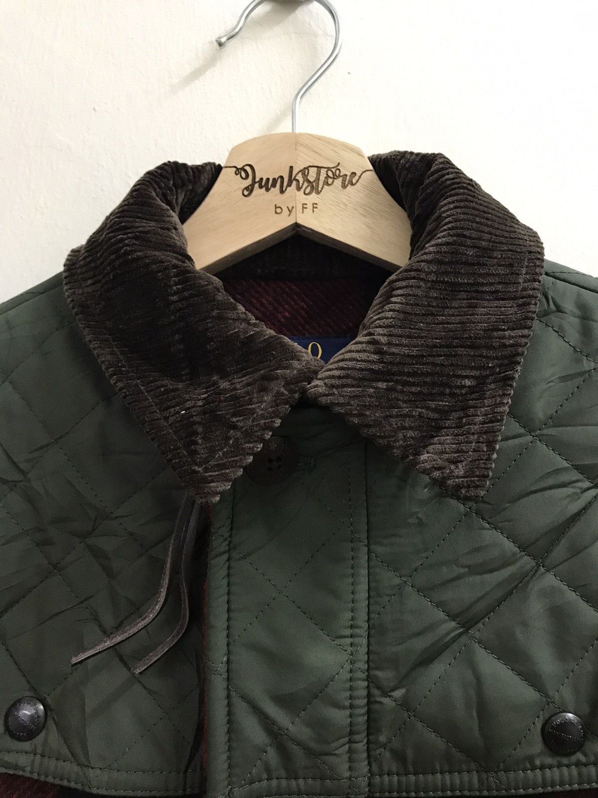Polo Ralph Lauren Vintage Polo Ralph Lauren Cropped Jacket Corduroy Neck Size XS / US 0-2 / IT 36-38 - 8 Thumbnail