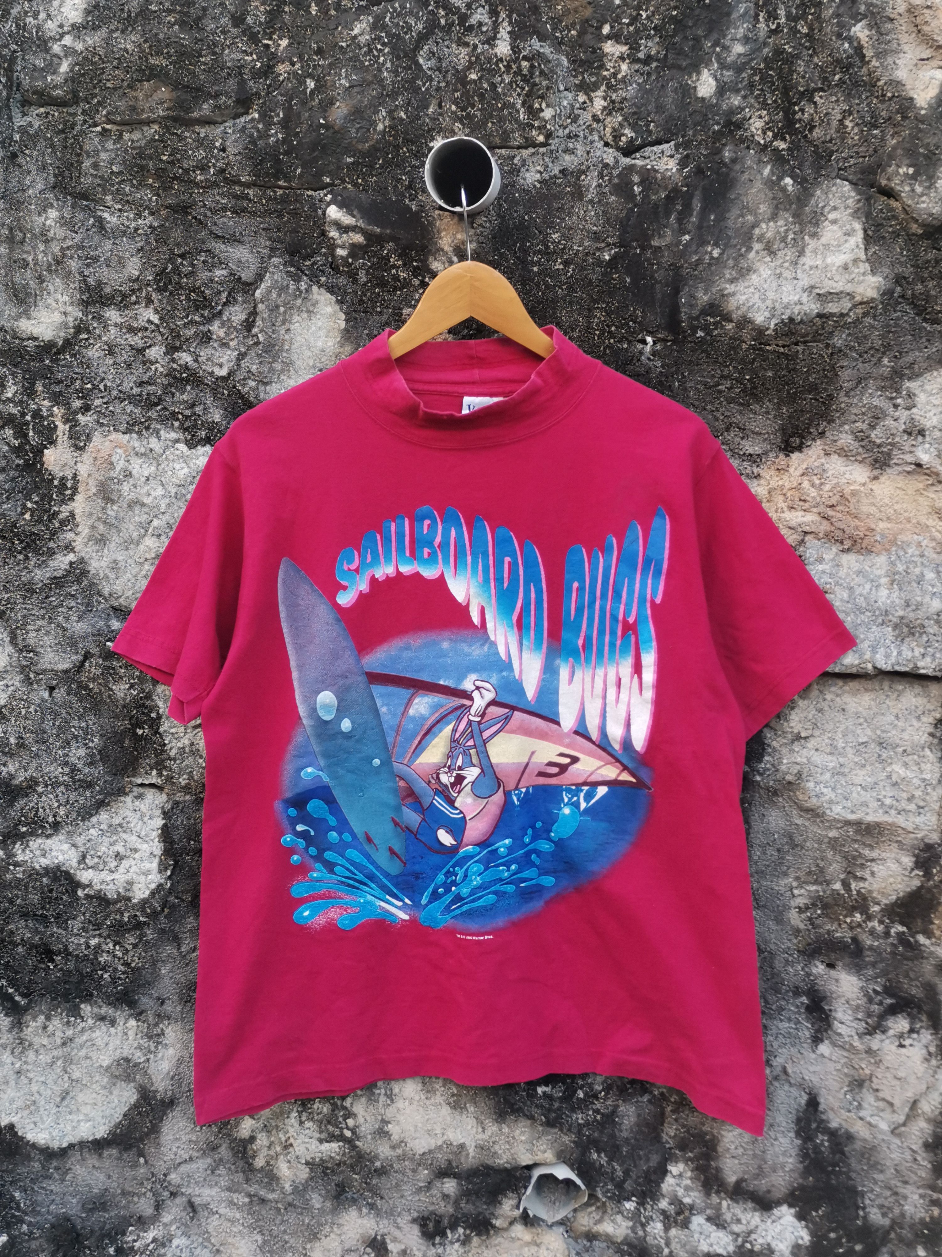 Vintage Vintage 90s Bugs Bunny Warner Bros Tshirt Size US M / EU 48-50 / 2 - 1 Thumbnail
