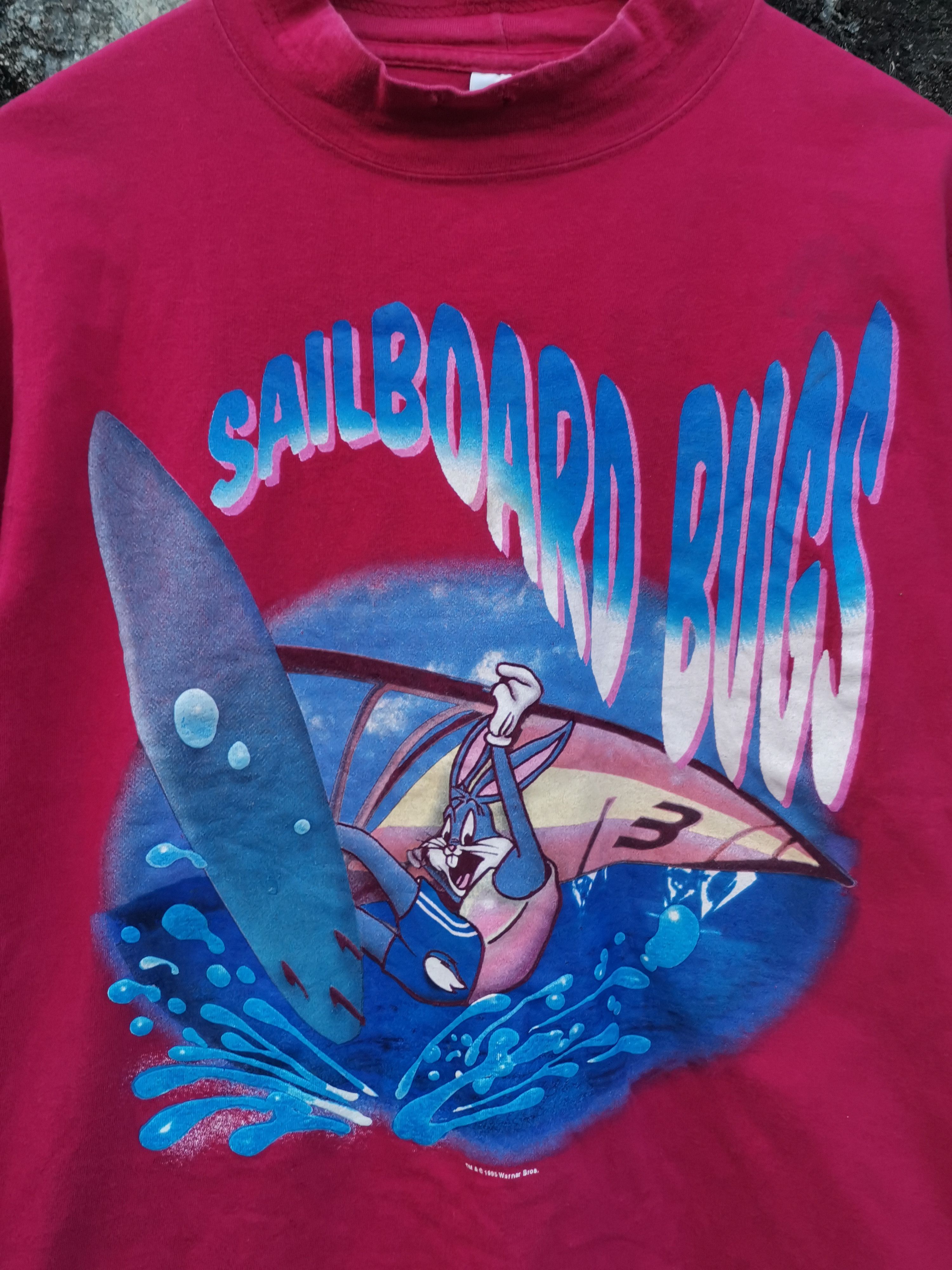 Vintage Vintage 90s Bugs Bunny Warner Bros Tshirt Size US M / EU 48-50 / 2 - 2 Thumbnail
