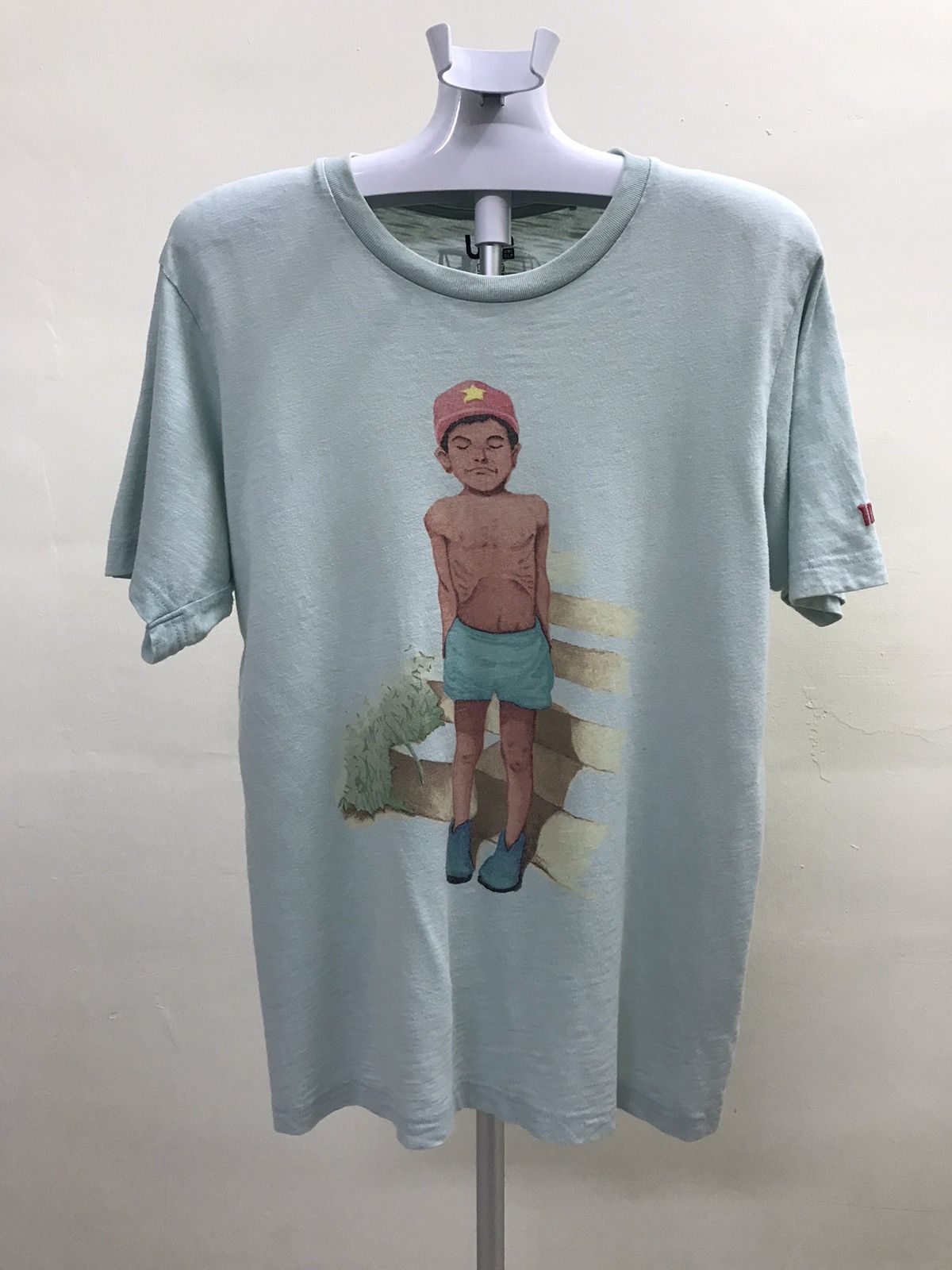 Anime × Japanese Brand × Uniqlo Japanese Anime Tee Taiyou Matsumoto Manga Series Evangelion Size US M / EU 48-50 / 2 - 1 Thumbnail
