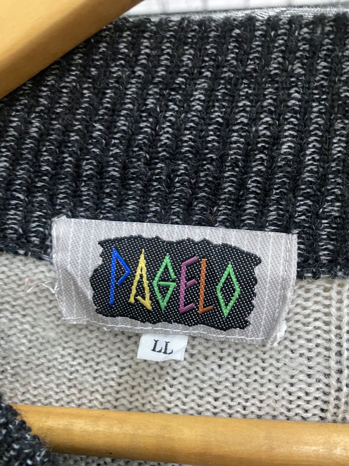 Japanese Brand × Other PAGELO KNITWEAR SWEATER NICE DESIGN Size US L / EU 52-54 / 3 - 7 Thumbnail