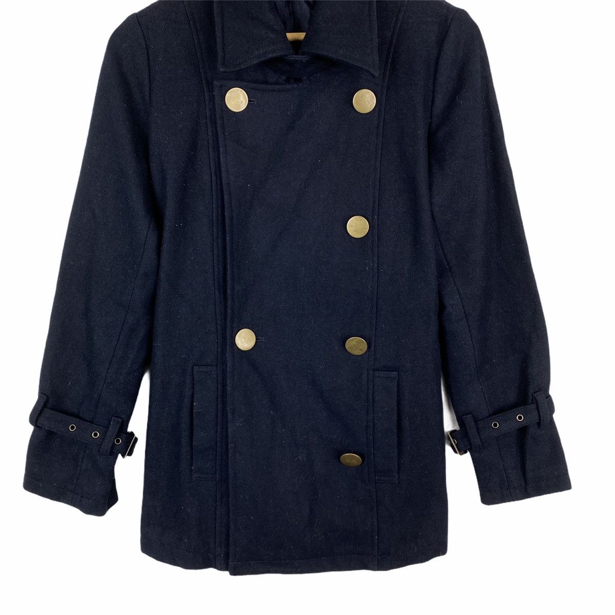 Beams Plus × Japanese Brand VINTAGE BEAMS BOY JAPANESE BRAND WOOL BUTTON PEA COATS Size US XS / EU 42 / 0 - 6 Thumbnail