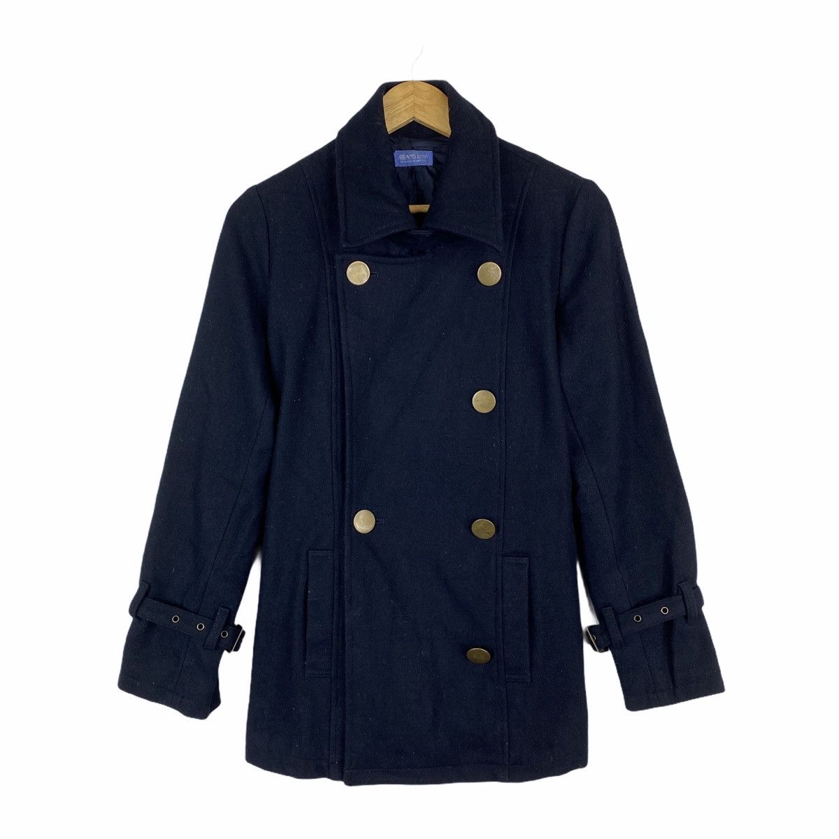 Beams Plus × Japanese Brand VINTAGE BEAMS BOY JAPANESE BRAND WOOL BUTTON PEA COATS Size US XS / EU 42 / 0 - 1 Thumbnail