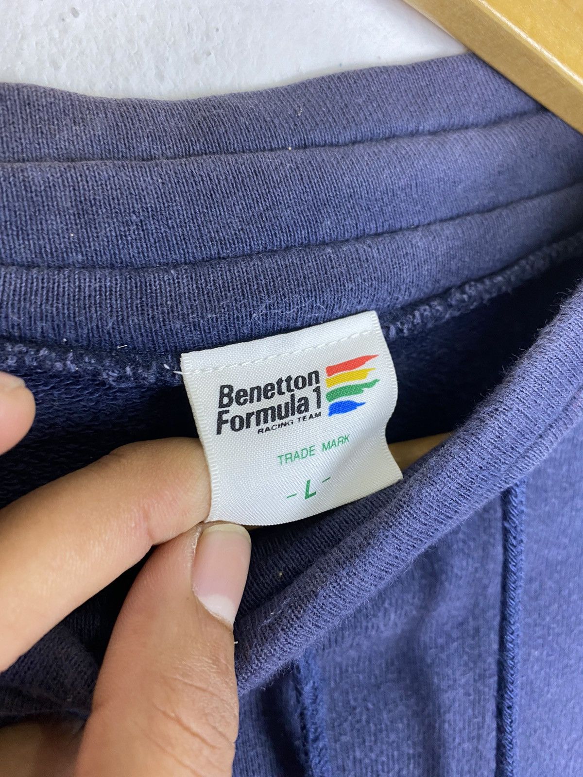 Benetton BENETTON F1 SWEATSHIRT STYLE - LARGE SIZE Size US L / EU 52-54 / 3 - 4 Thumbnail