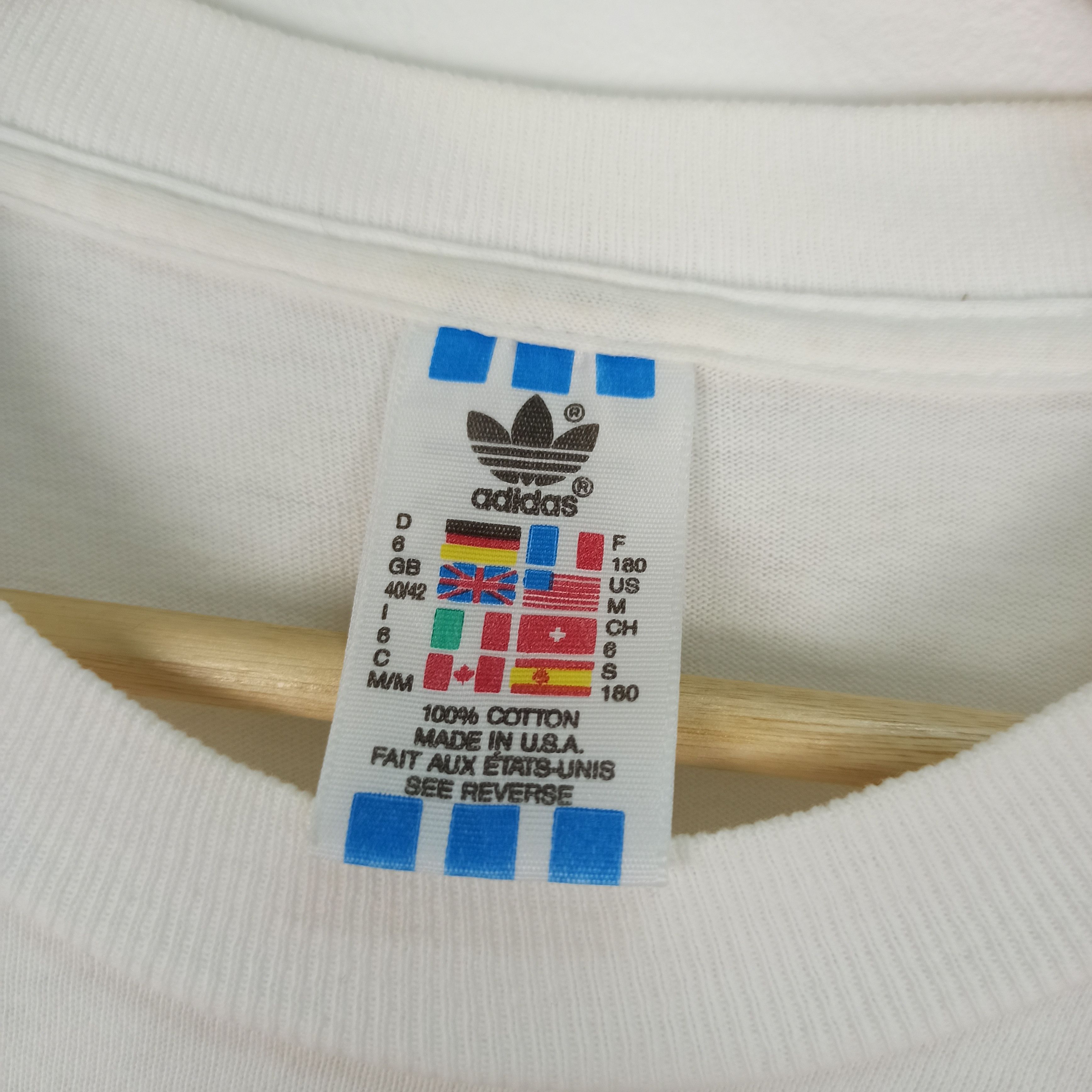 Adidas Vintage Adidas Big Logo Made in Usa Size US L / EU 52-54 / 3 - 6 Thumbnail