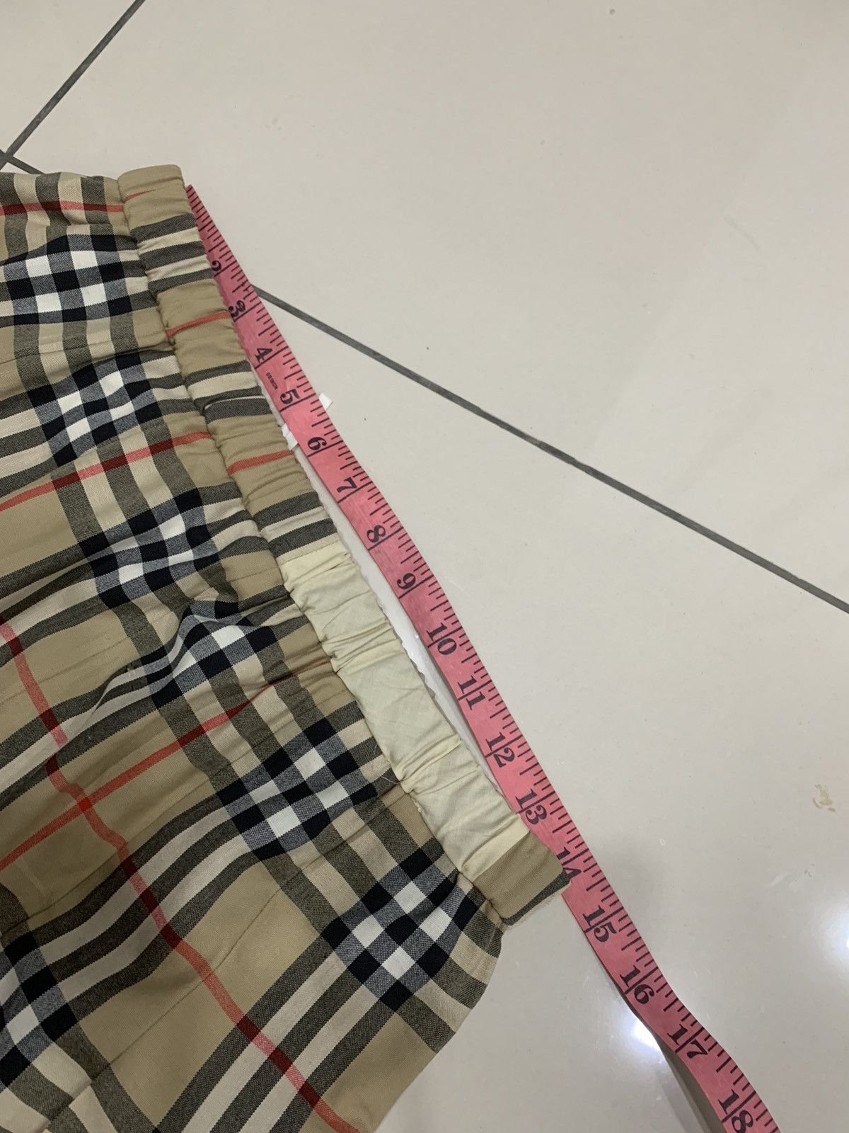Burberry × Vintage VINTAGE BURBERRY NOVA CHECK PLAID MID LENGTH SKIRT Size 29" - 4 Thumbnail