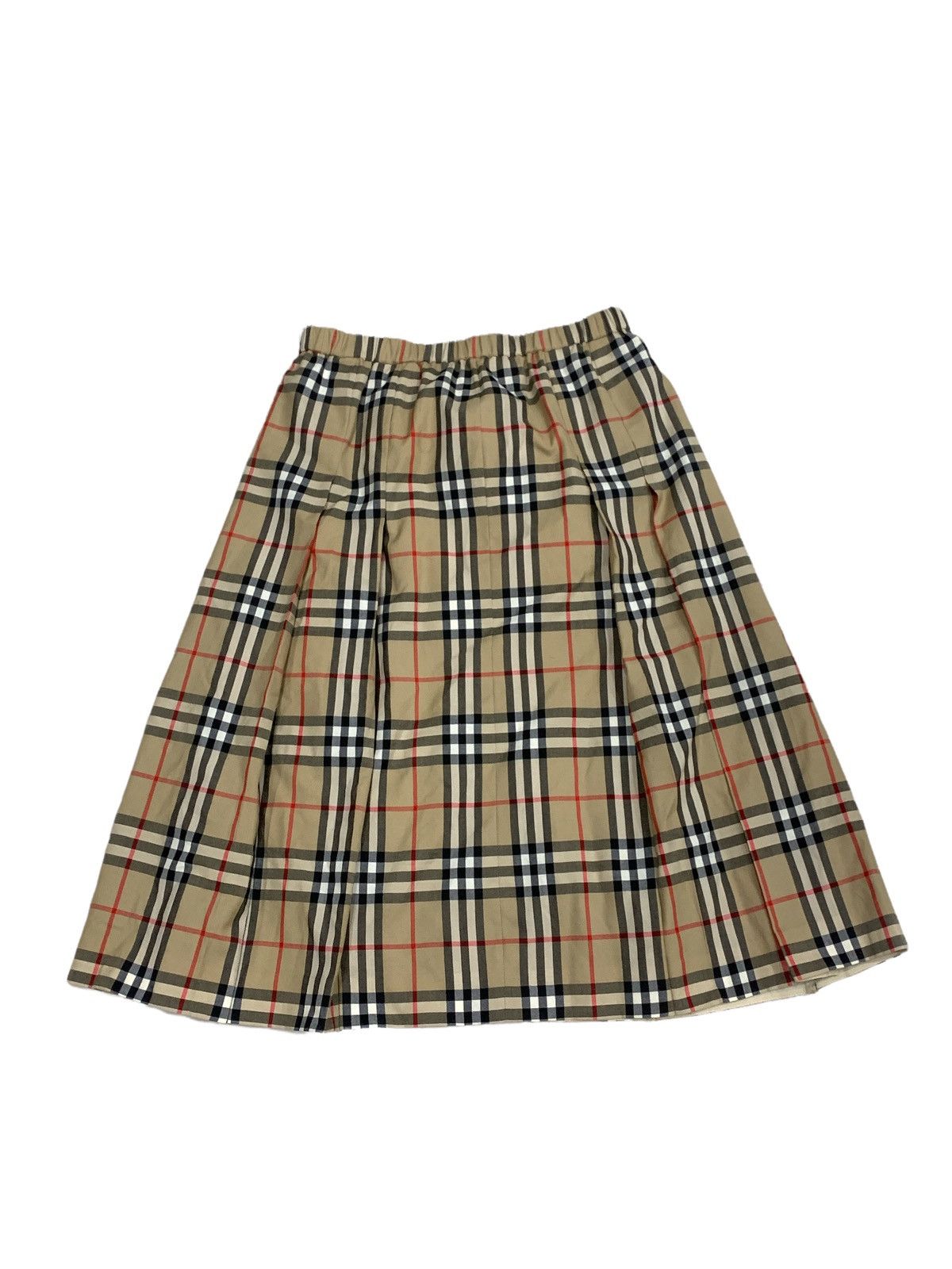 Burberry × Vintage VINTAGE BURBERRY NOVA CHECK PLAID MID LENGTH SKIRT Size 29" - 2 Thumbnail