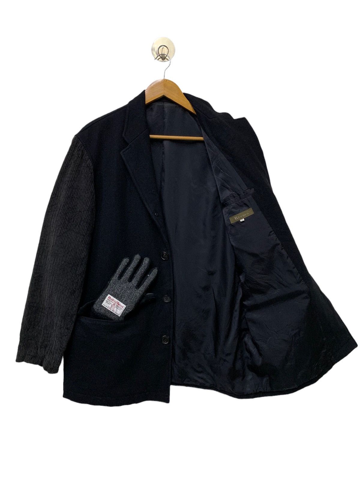 Yohji Yamamoto 🔥VTG Y’s FOR MEN WOOL WITH CORDUROY SLEEVE JACKET Size US M / EU 48-50 / 2 - 2 Thumbnail
