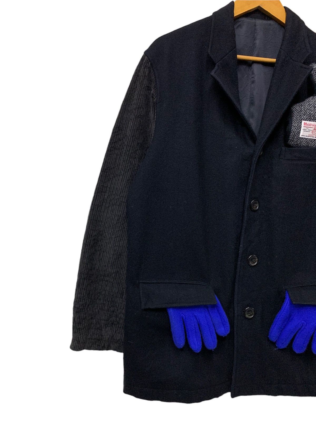 Yohji Yamamoto 🔥VTG Y’s FOR MEN WOOL WITH CORDUROY SLEEVE JACKET Size US M / EU 48-50 / 2 - 4 Thumbnail