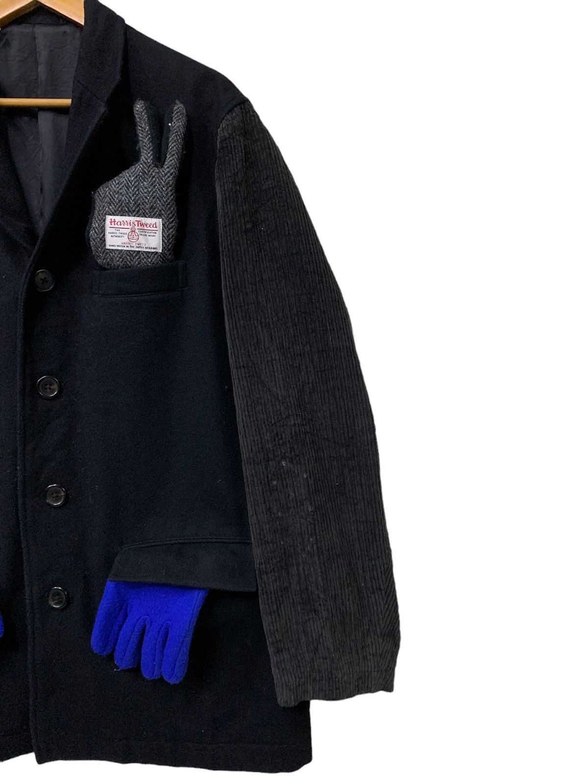 Yohji Yamamoto 🔥VTG Y’s FOR MEN WOOL WITH CORDUROY SLEEVE JACKET Size US M / EU 48-50 / 2 - 5 Thumbnail