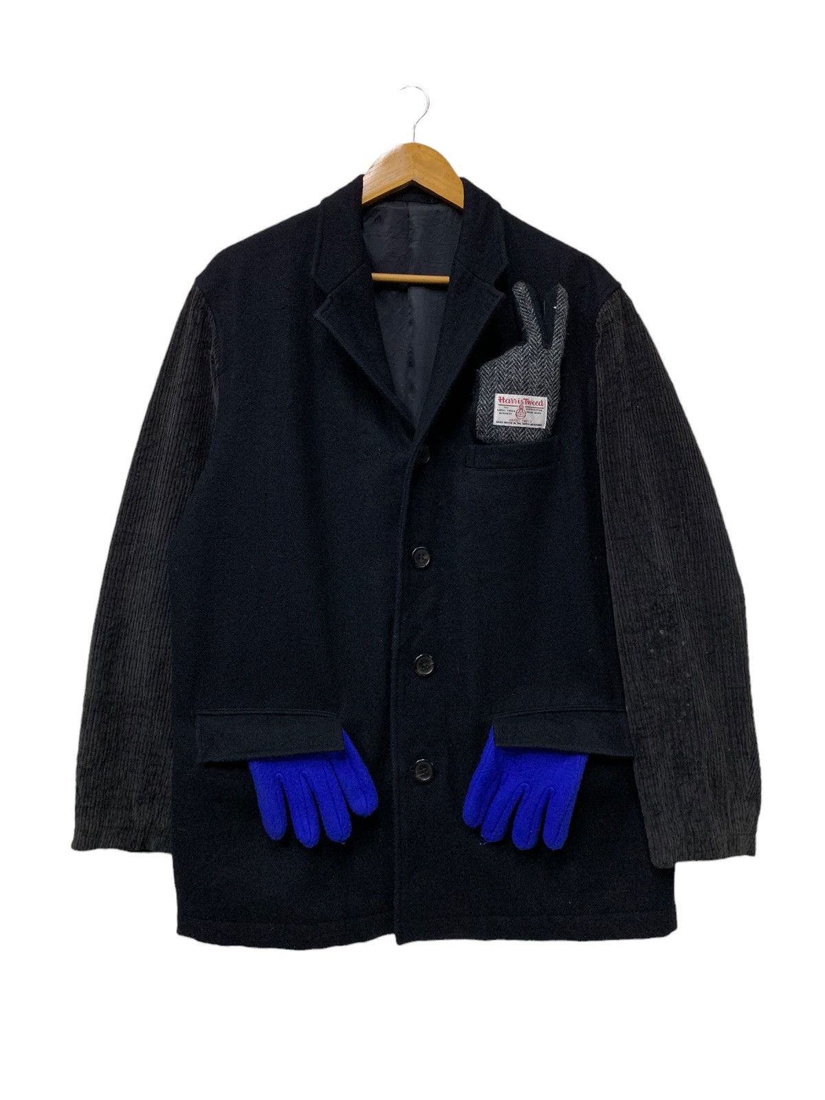 Yohji Yamamoto 🔥VTG Y’s FOR MEN WOOL WITH CORDUROY SLEEVE JACKET Size US M / EU 48-50 / 2 - 1 Thumbnail