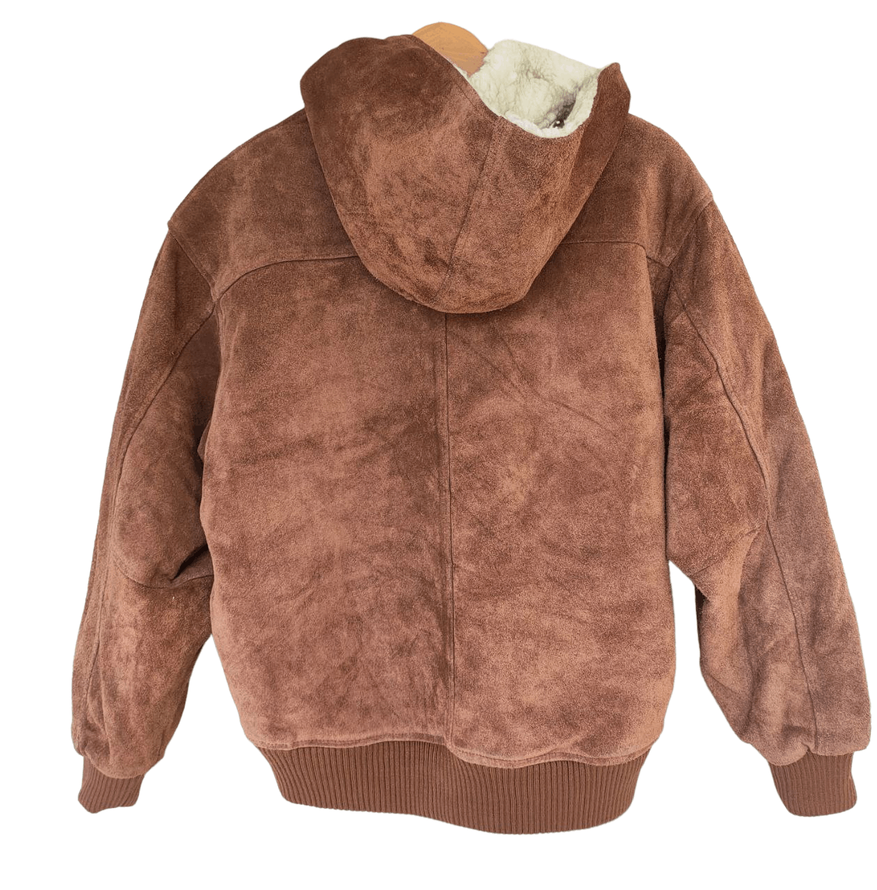 Genuine Leather ❎ Vintage Leather hoodie JAcket Size US M / EU 48-50 / 2 - 2 Thumbnail