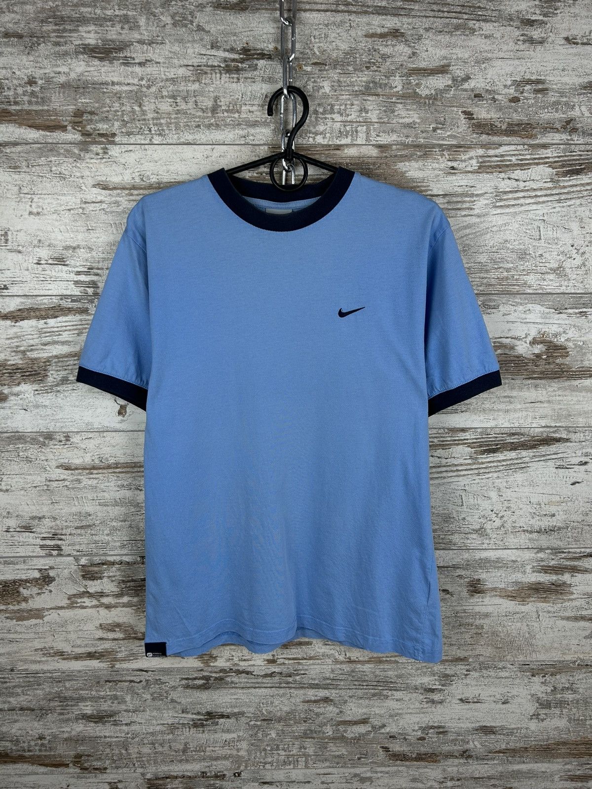 Nike × Vintage Mens Vintage Nike Swoosh T Shirt streetwear y2k rare acg tee Size US S / EU 44-46 / 1 - 1 Thumbnail