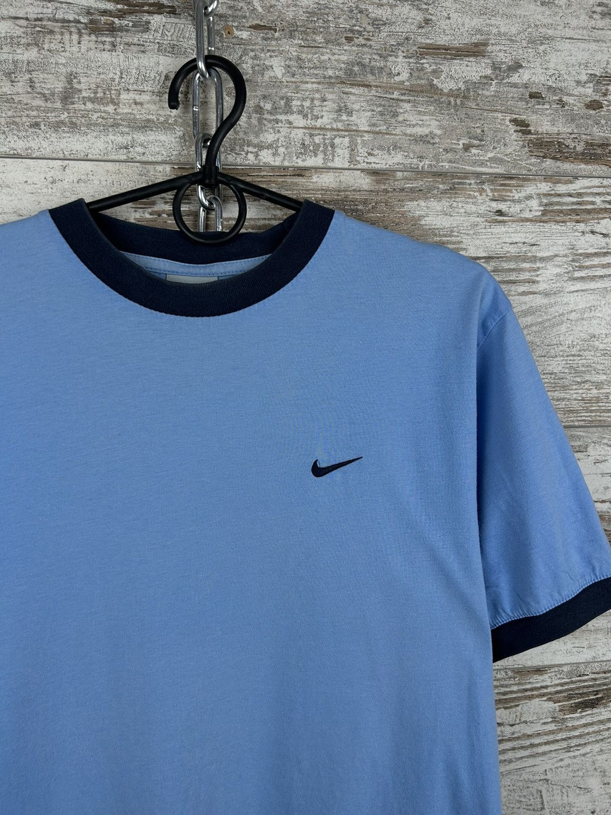 Nike × Vintage Mens Vintage Nike Swoosh T Shirt streetwear y2k rare acg tee Size US S / EU 44-46 / 1 - 2 Thumbnail