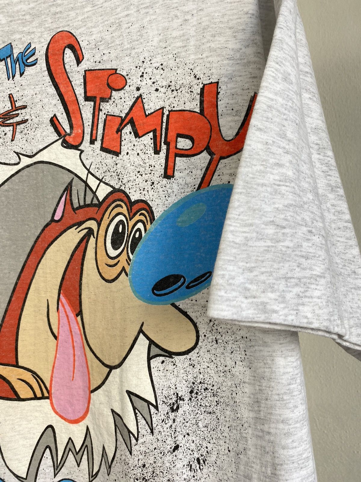 Nickelodeon × Vintage Vintage 1991 Ren & Stimpy show MTV Nickelodeon promo tee Size US XL / EU 56 / 4 - 4 Thumbnail
